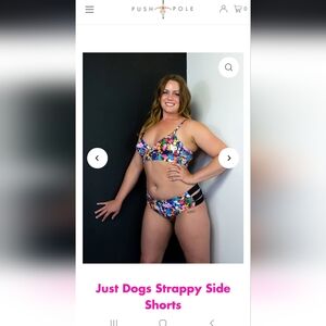 Push And Pole Just Dogs Top And Cheeky Bottom Xs